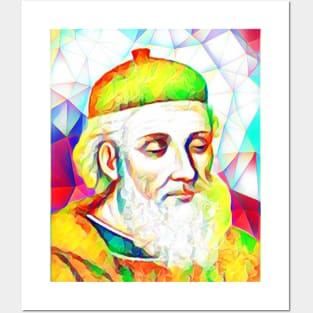 Diodorus Siculus Colourful Portrait | Diodorus Siculus Artwork 11 Posters and Art